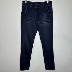Bevy Flog Women’s Elastic Drawstring High Waist Stretch Jeans Size 30